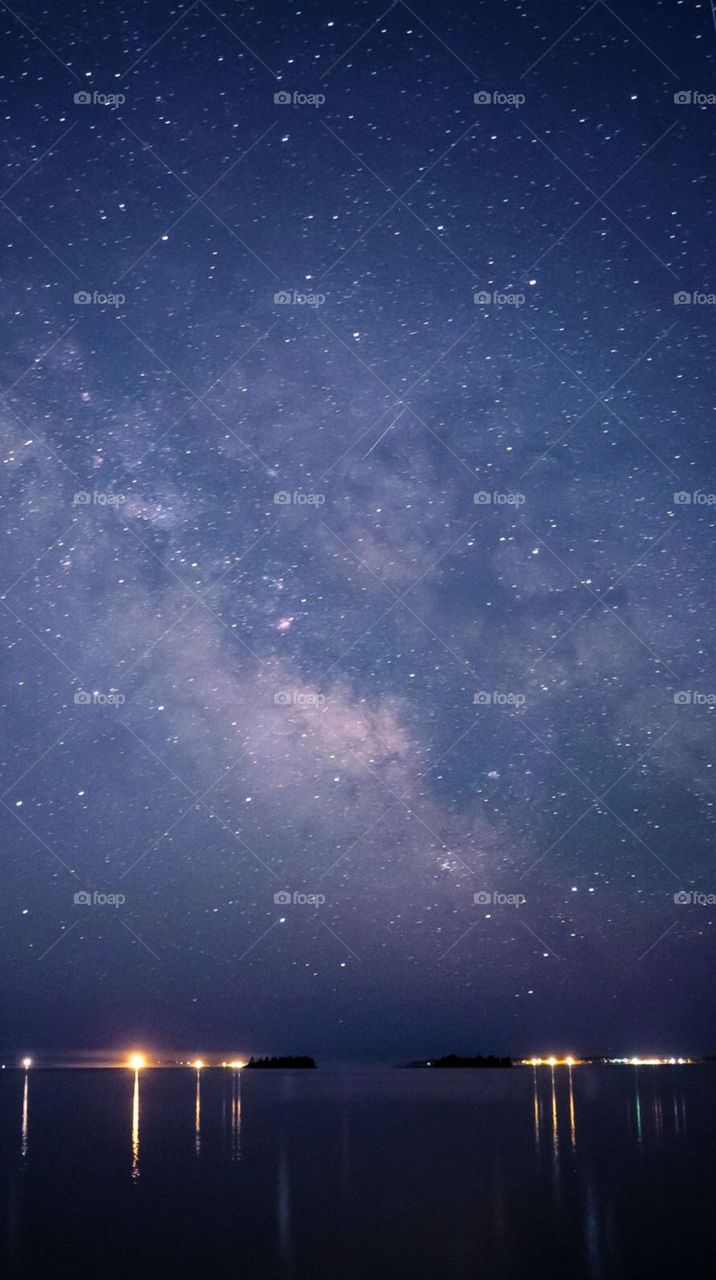A picture of a sky with stars