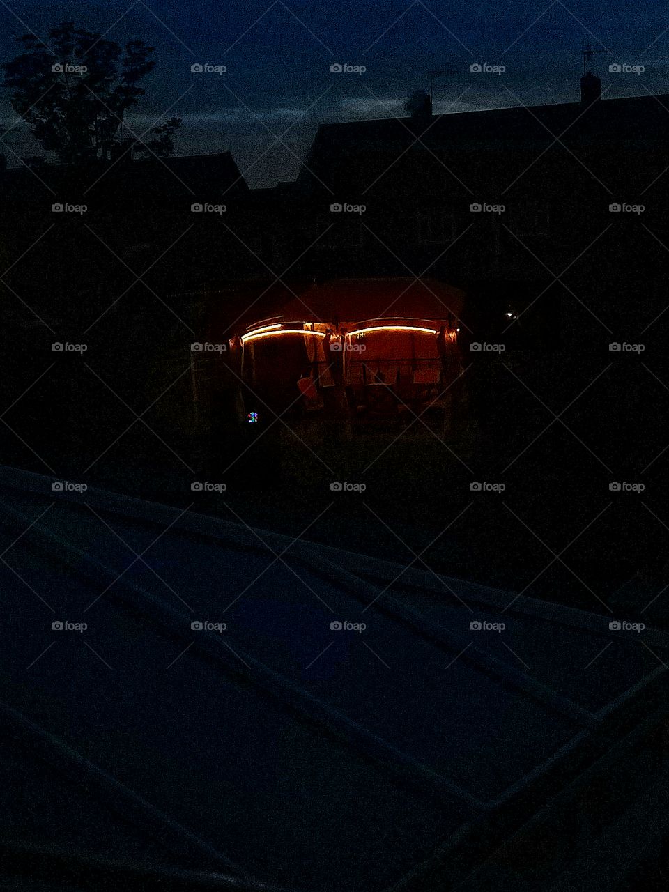 idk it's pitch black outside my bedroom window