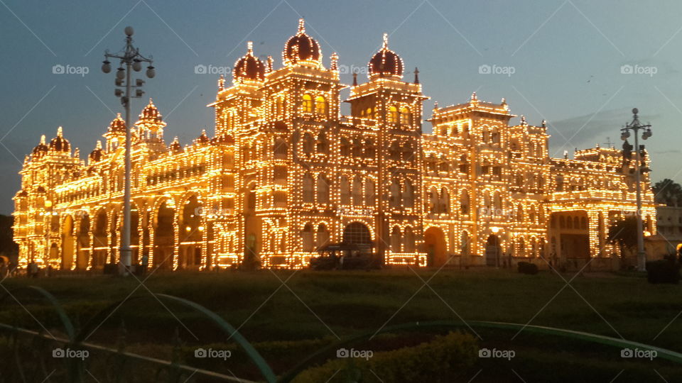 Mysore palace, India .