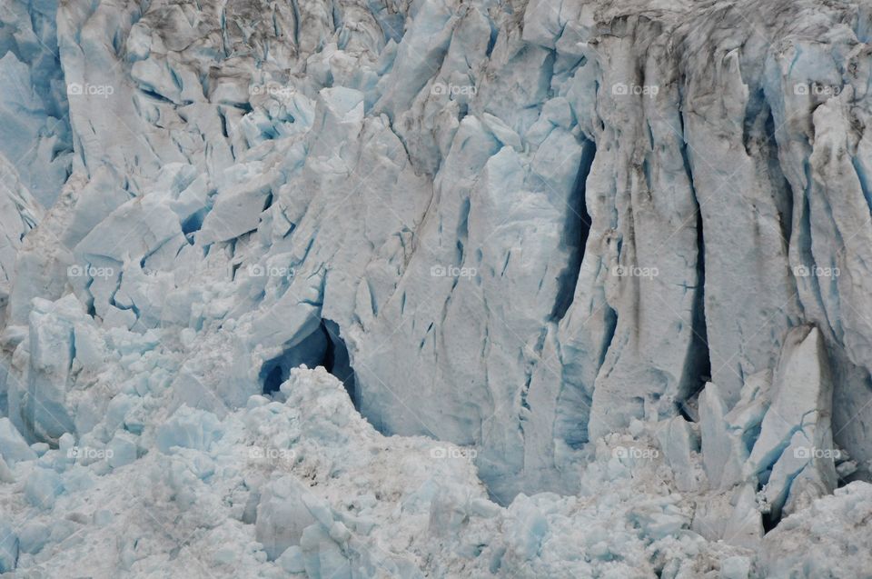 Glacier crevasse