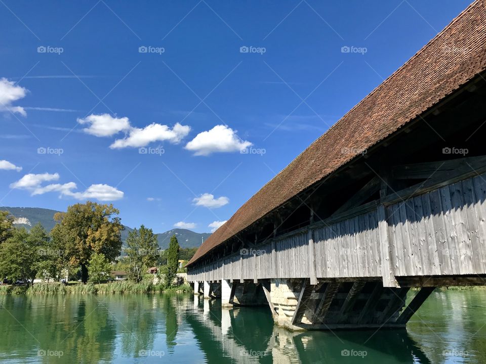 Bridge Wangen an der Aare Switzerland