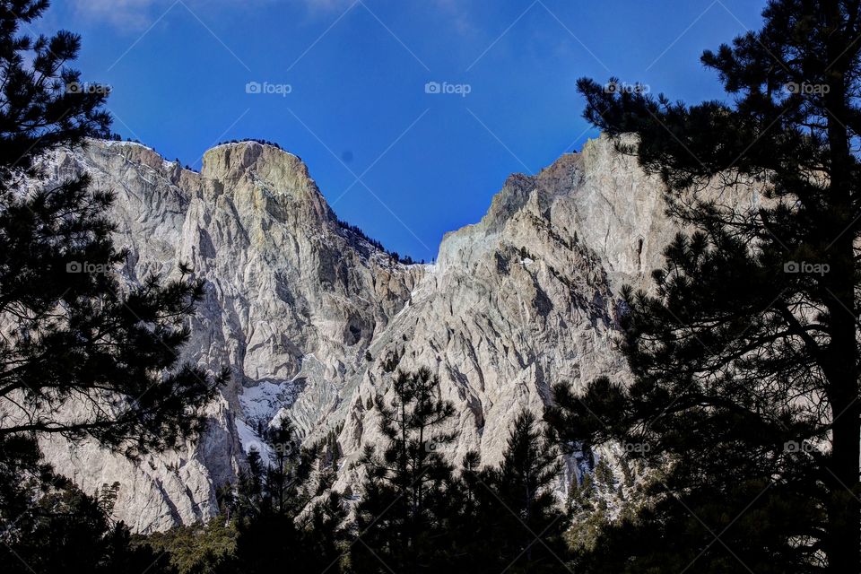 chalk cliffs. snow blankets the chalk cliffs of Mt Princeton in central Colorado