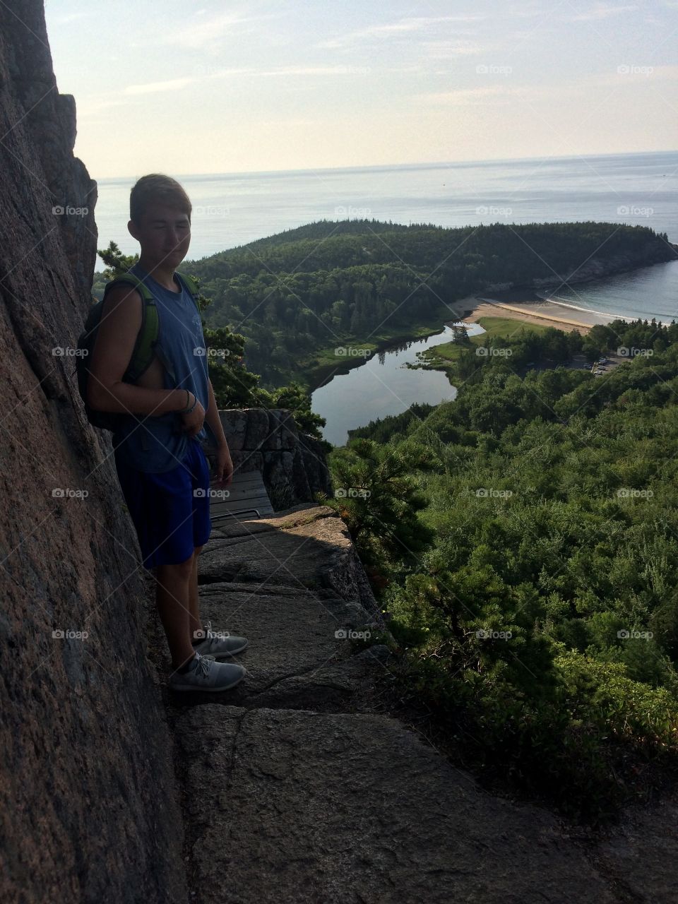 Dangerous cliff side