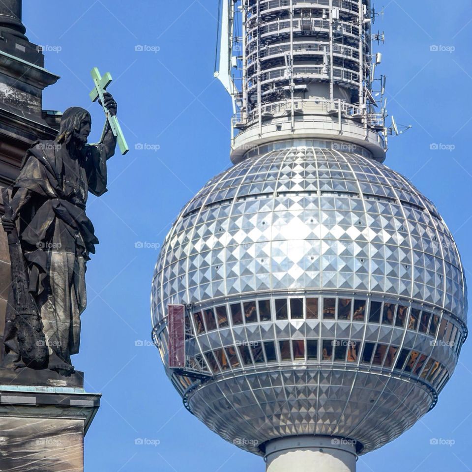 Berlin Fernsehturm and Dom