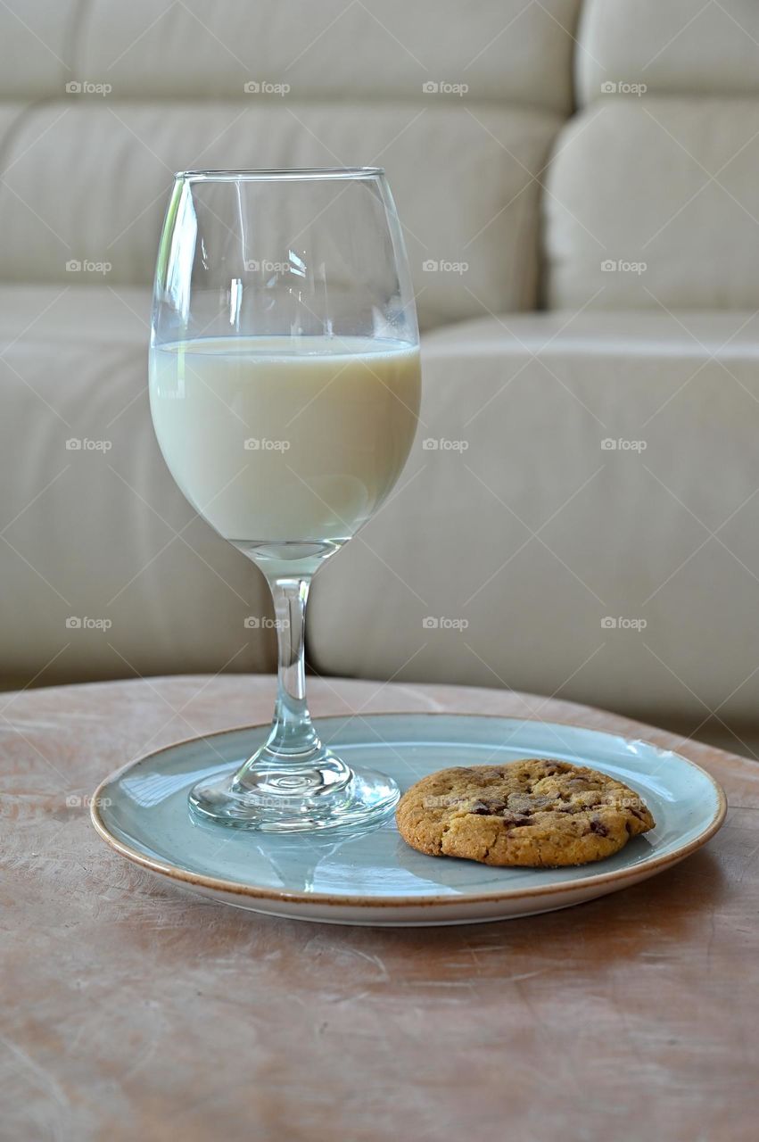 Cookie and milk