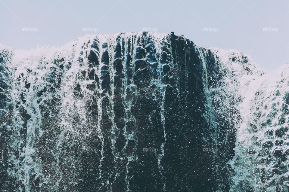 Massive waterfall