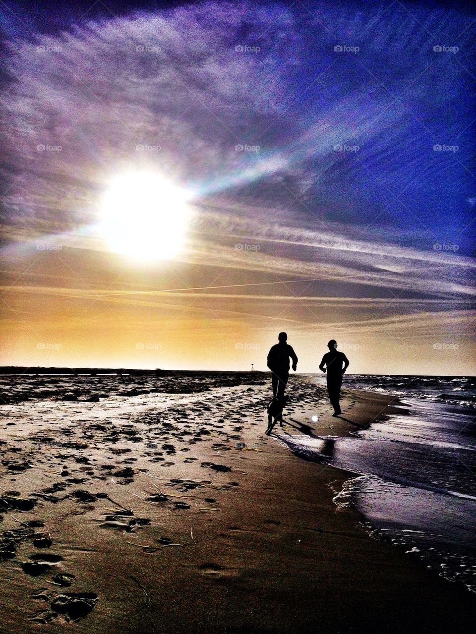 Jog along the beach