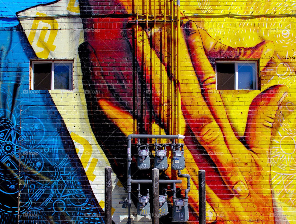 graffiti colorful peace spray paint by kghilieri