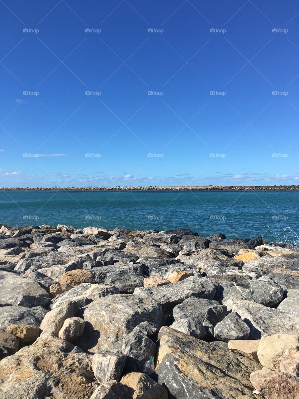 The ground the sea and the sky