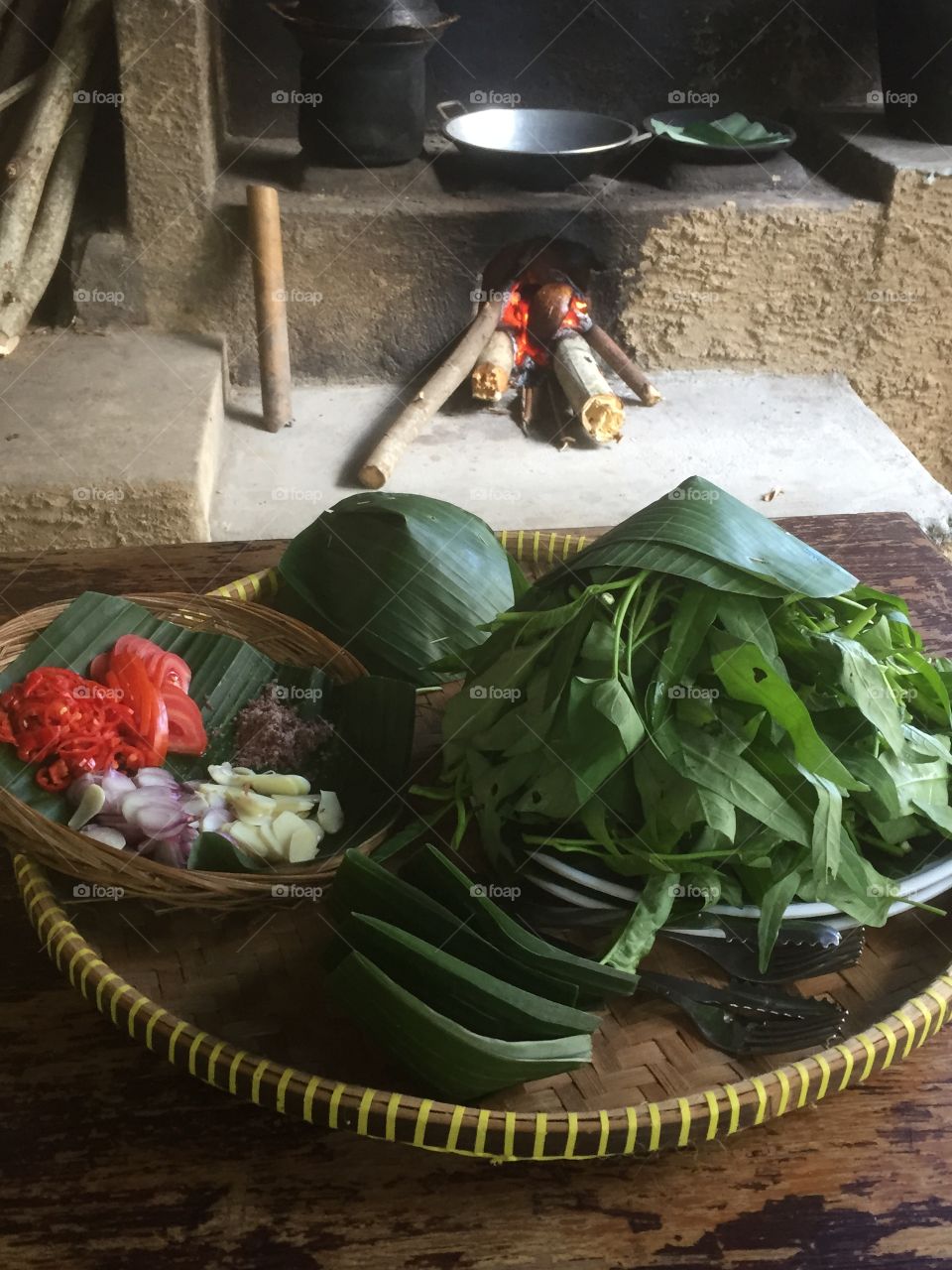 Cooking in Bali