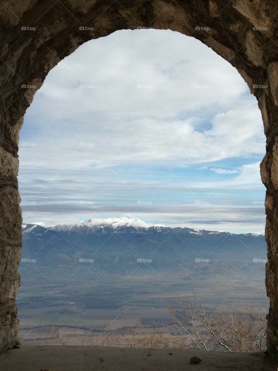 View to the mountain