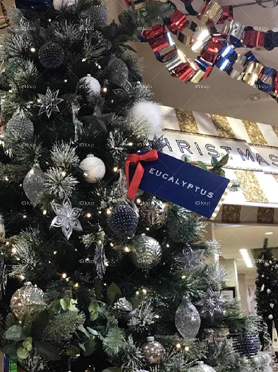 Christmas decorating at Myer Westfield Southland Melbourne Australia 