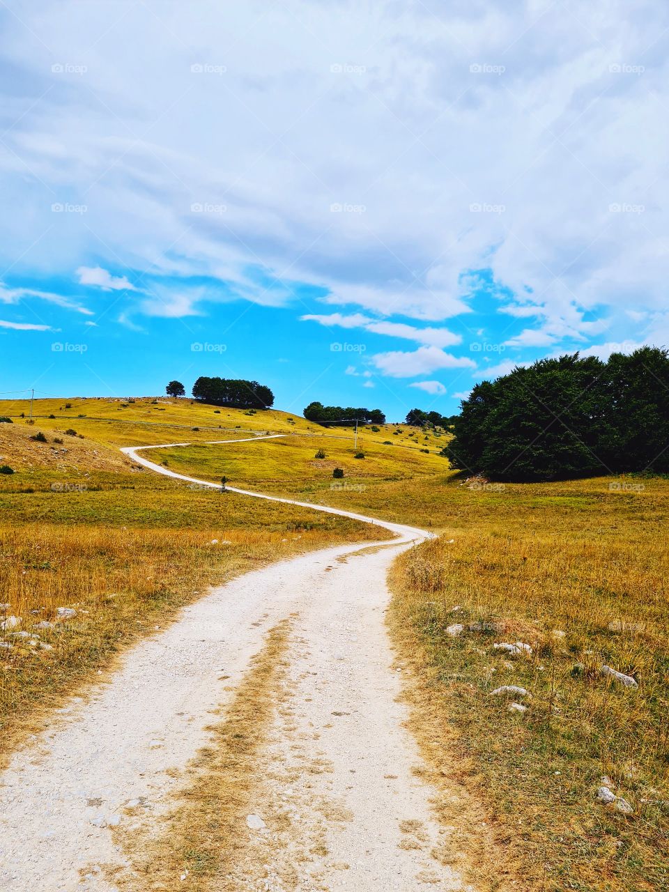 dirt road between heaven and earth