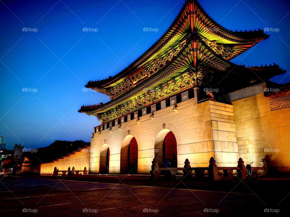 Seoul. Historical Imperial Palace Gate.