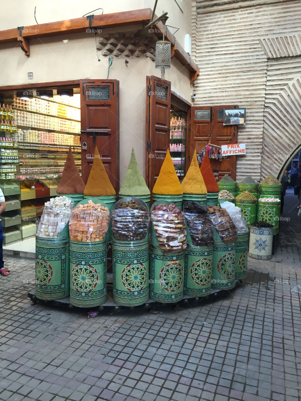 Moroccan spice shop