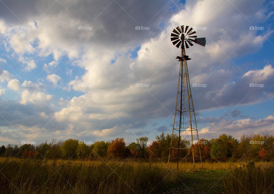 Fall windmill