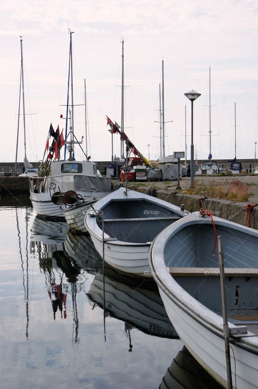 Harbour reflection 