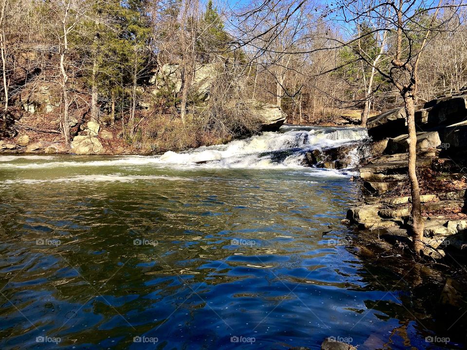 Water running high at Turkey Creek