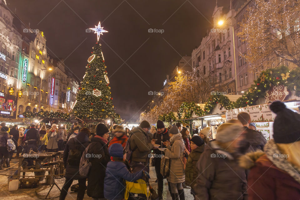 Christmas market in Prague