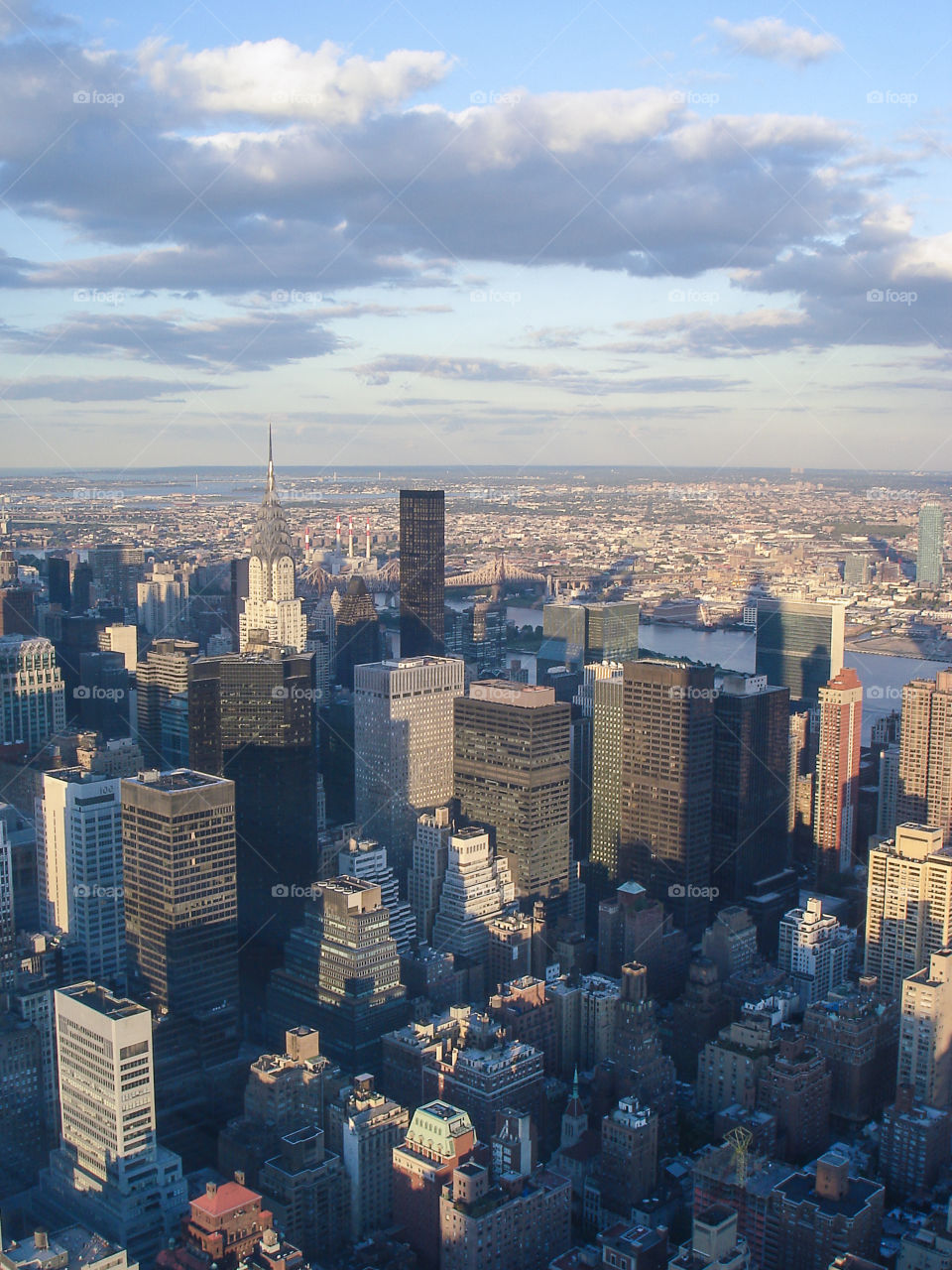 New York from above. View from the Empire State Building