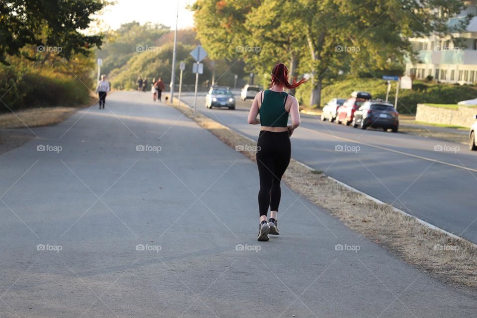 Woman running 