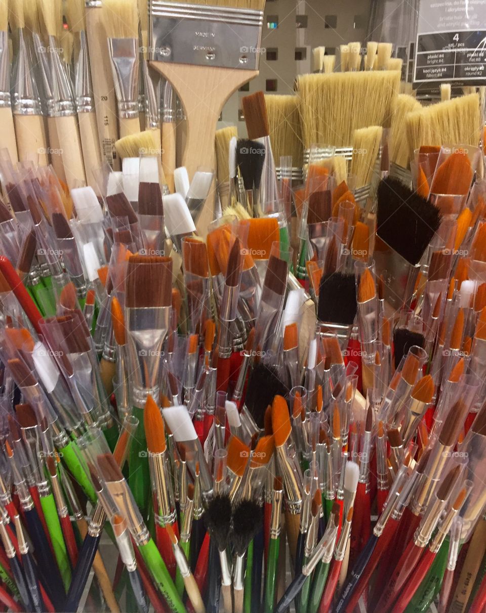 paint brushes