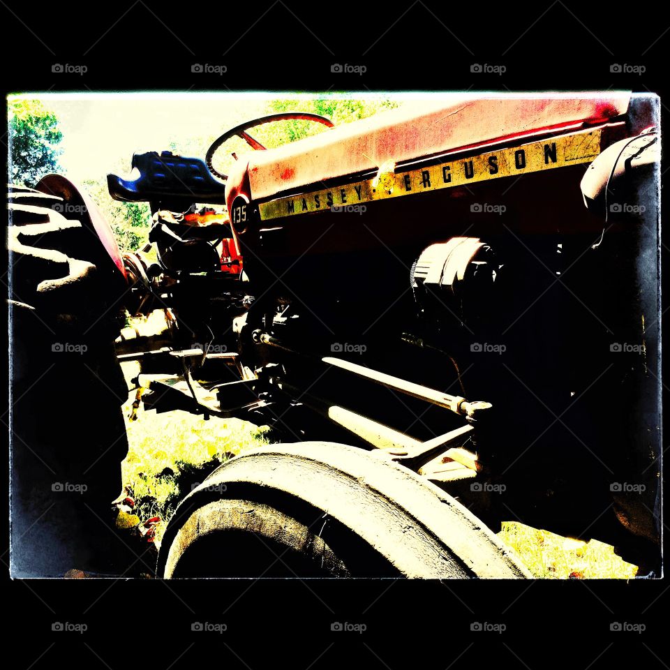 Antique Massey Ferguson tractor 