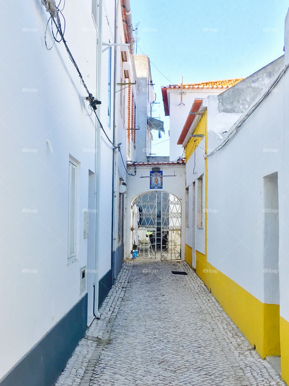 Village's Narrow Alley 