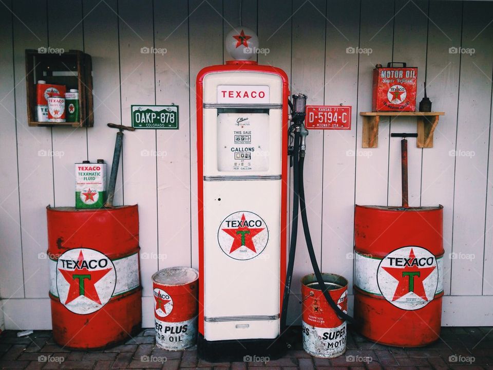 Vintage Gas station 
