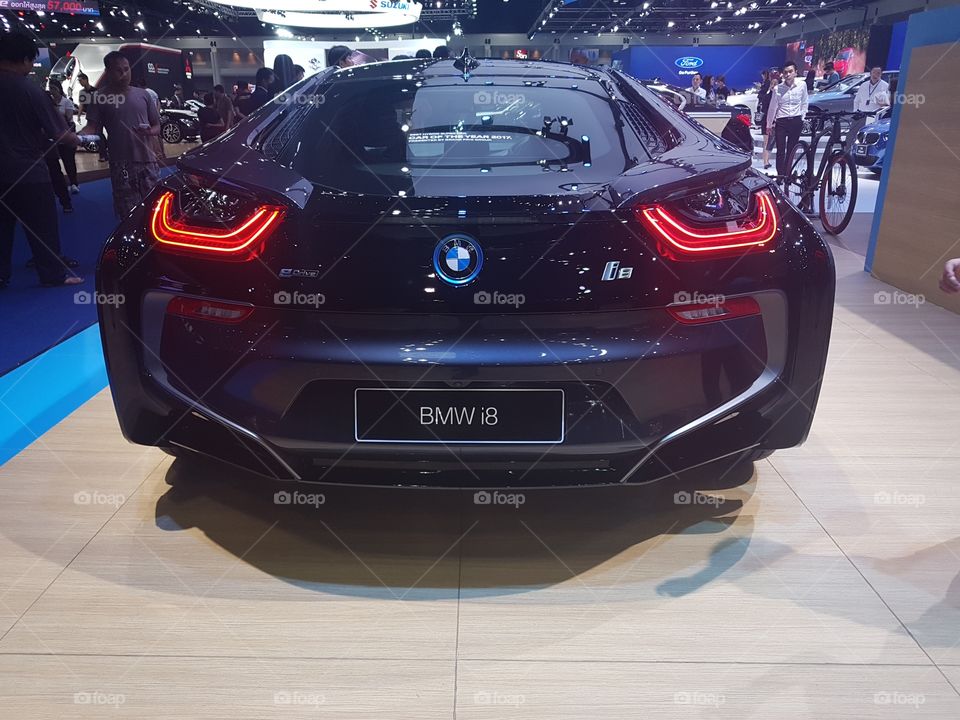 BMW i8 eco at Bangkok international motorshow 2017