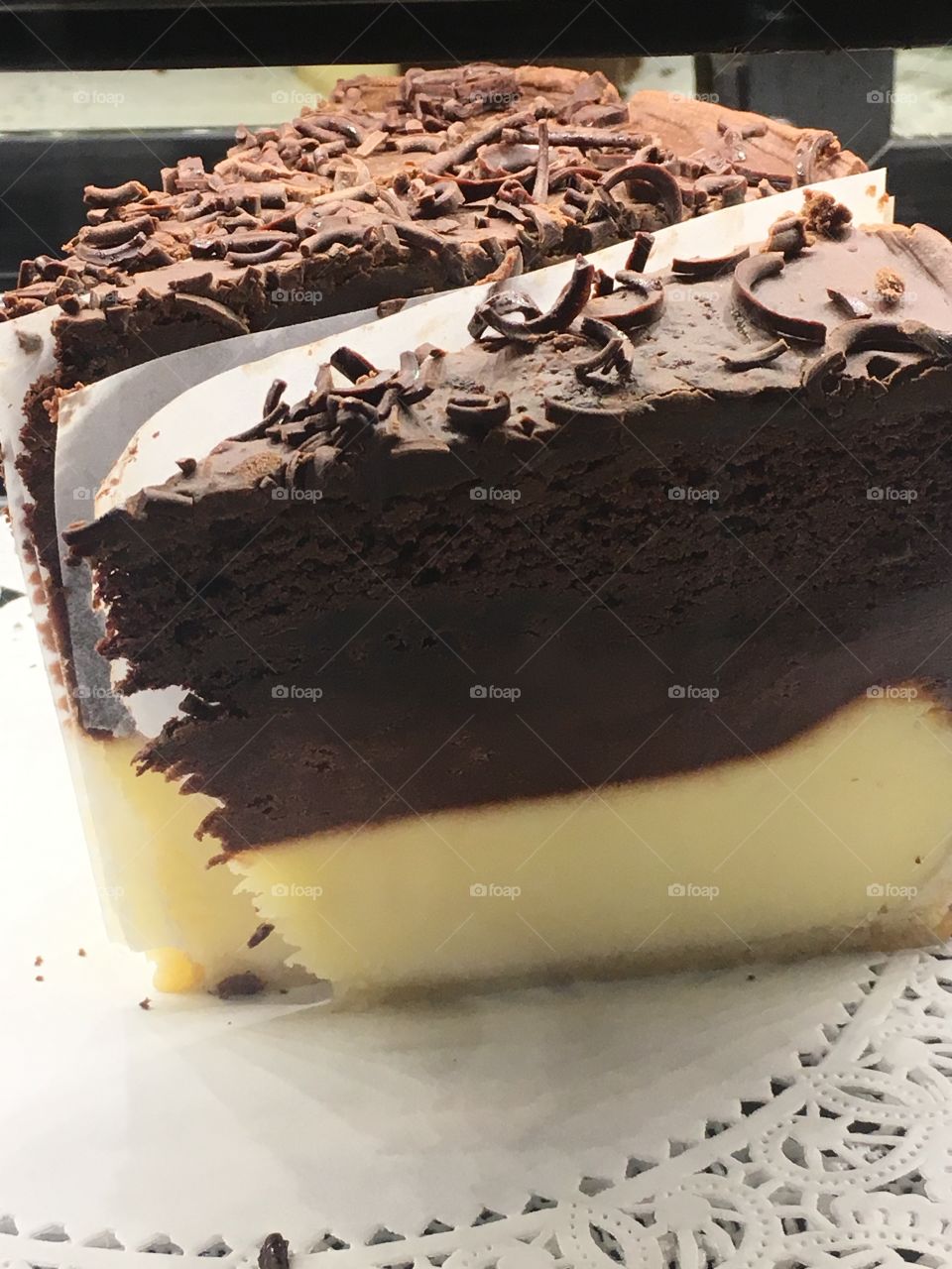 Chocolate & cheese cake