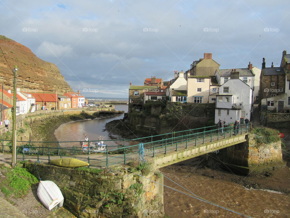 Staithes fishing village north yorkshire