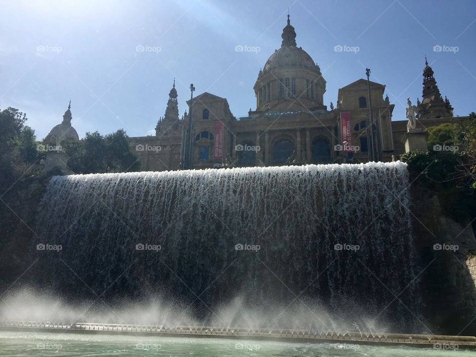 The palace at Barcelona 