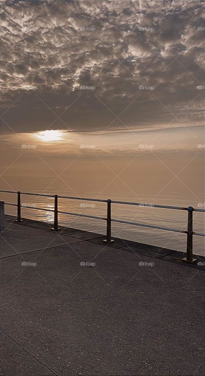 Early morning in weymouth dorset