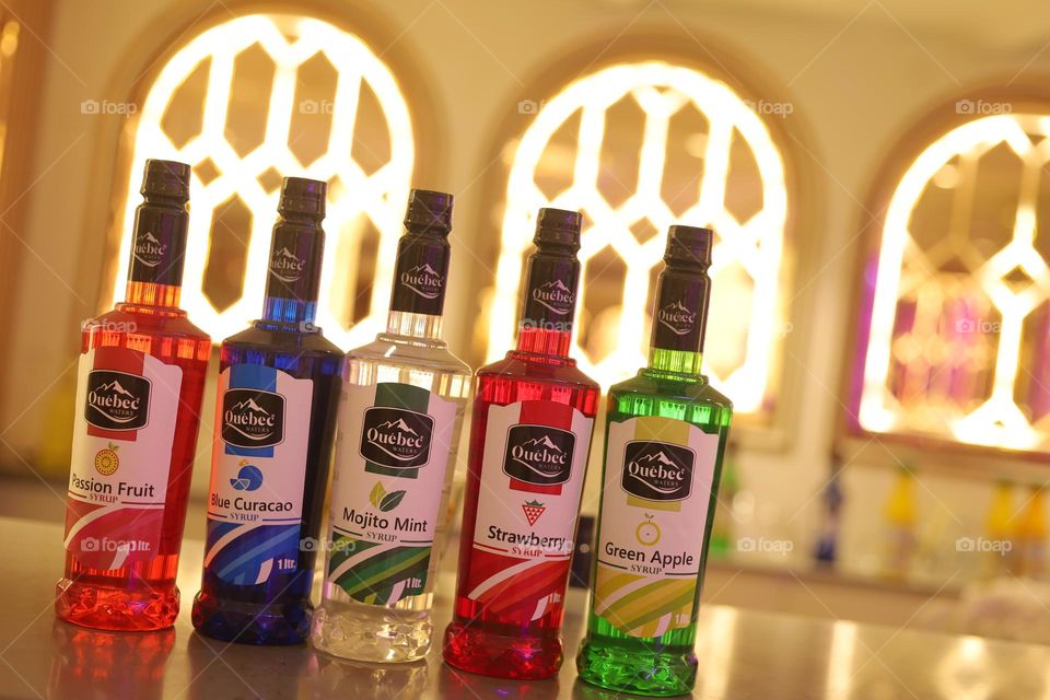 Mocktails flavours drinks syrup