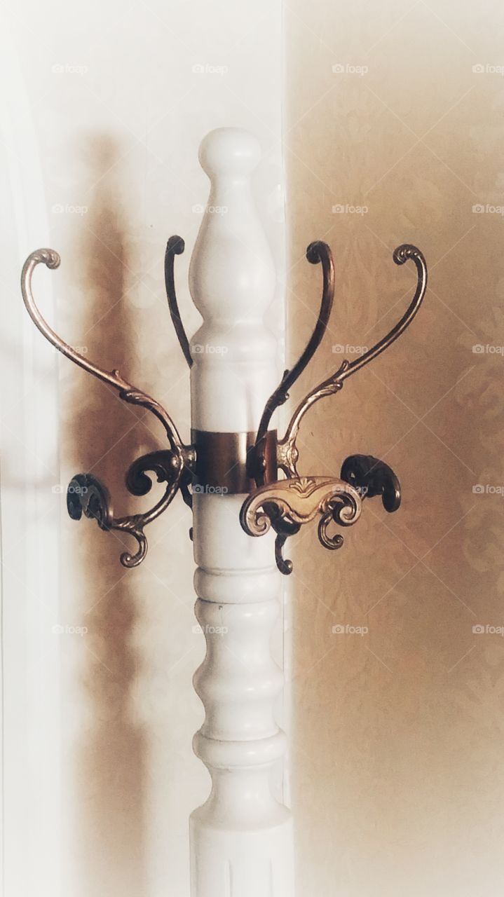 White Coat Rack
