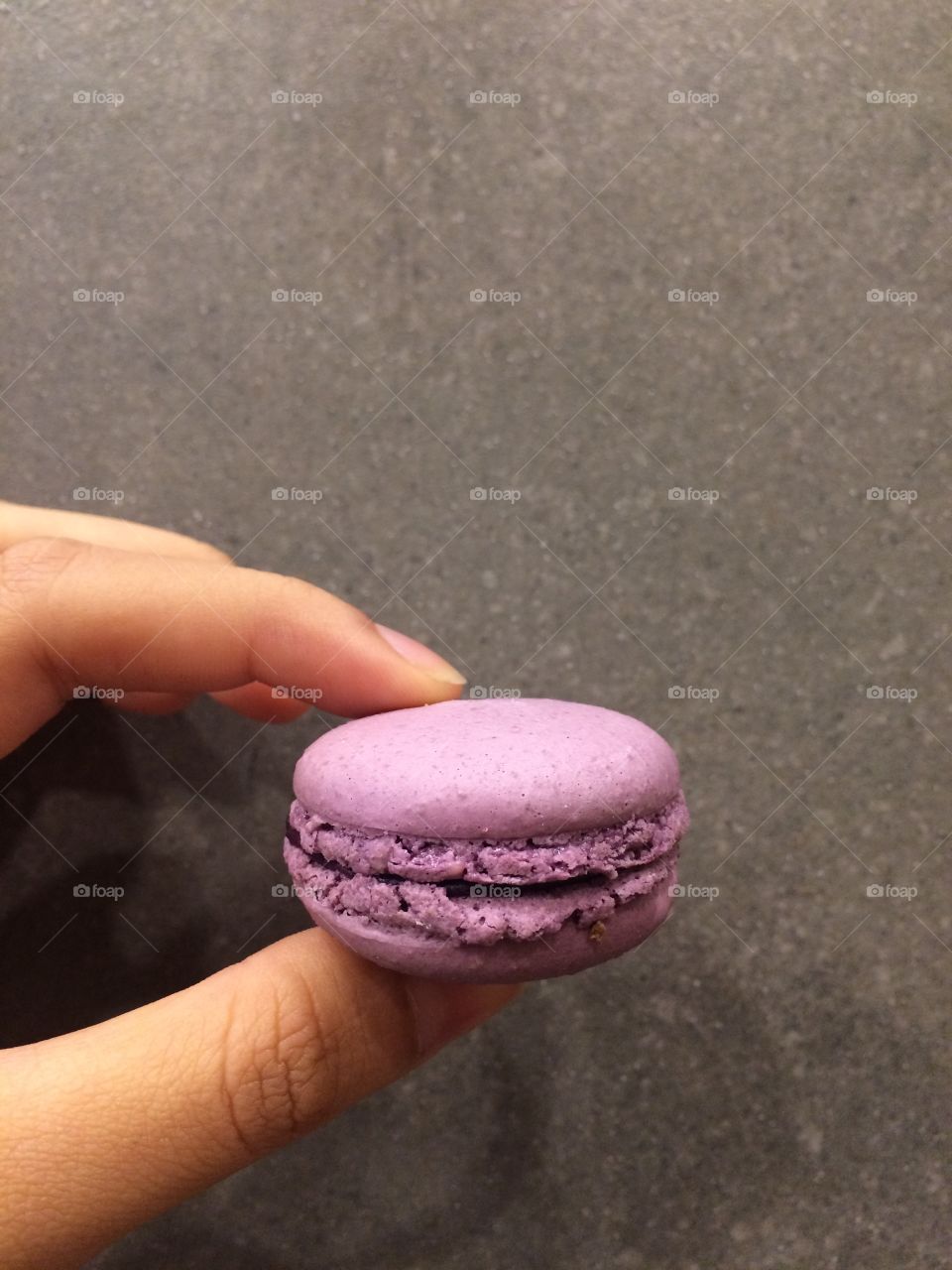 purple macaroons