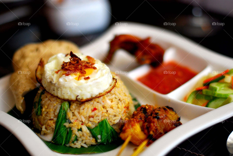 food rice lunch meal by paullj