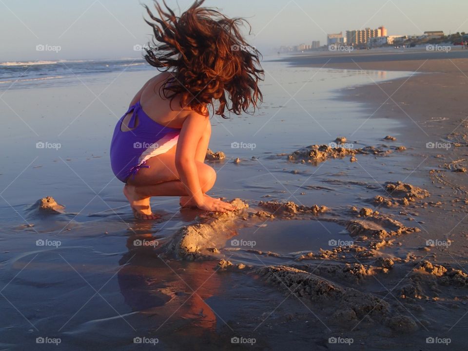Girl on beach. Girl on beach 