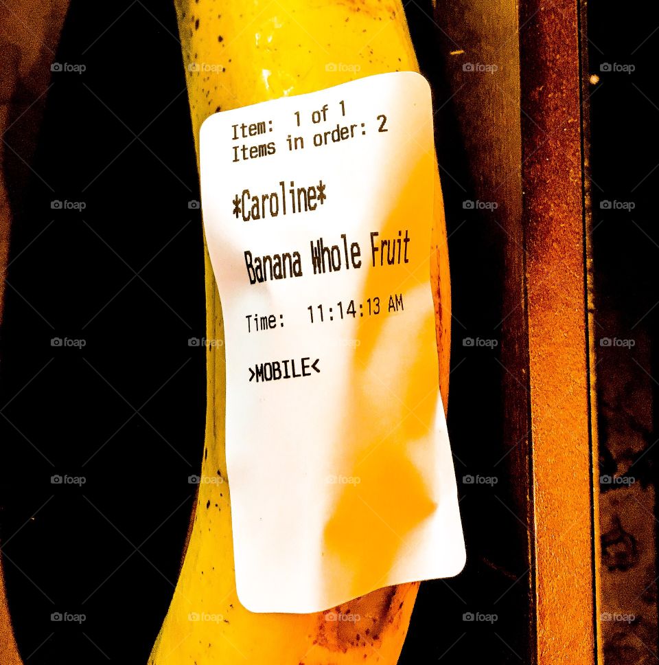“Banana Whole Fruit”