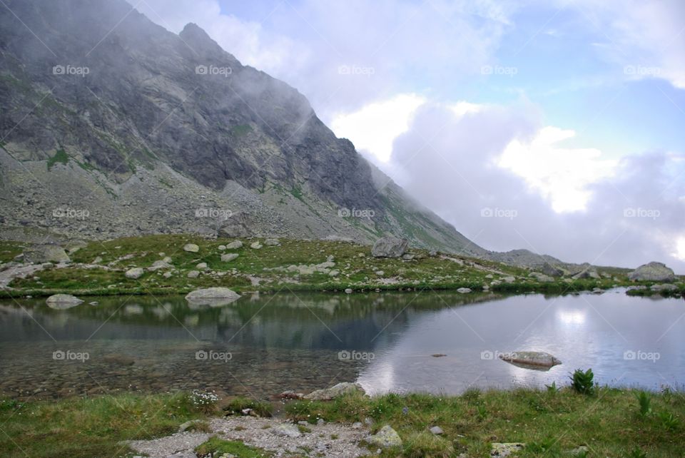 Scenic view of lake