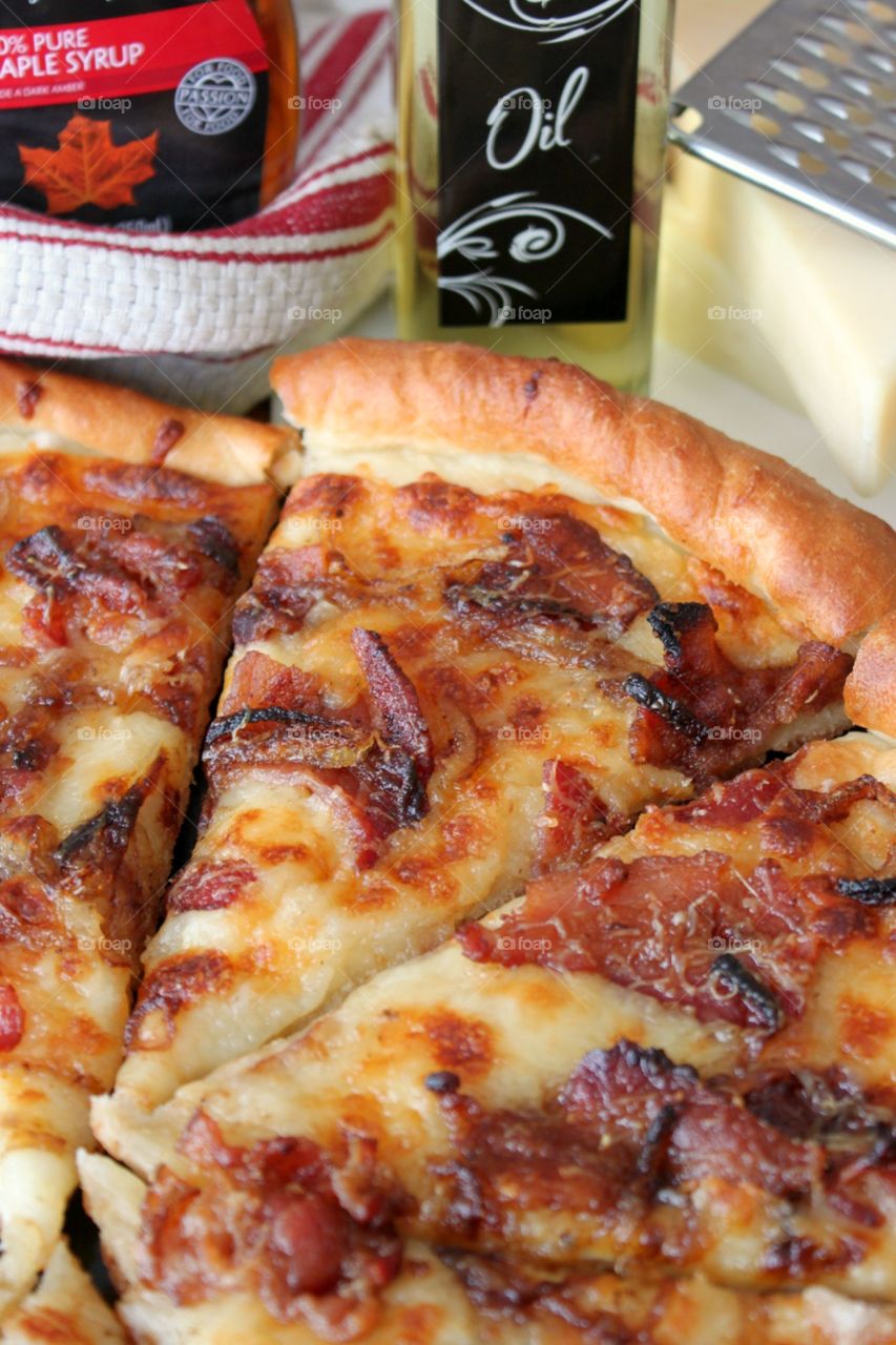 Maple Bacon Pizza