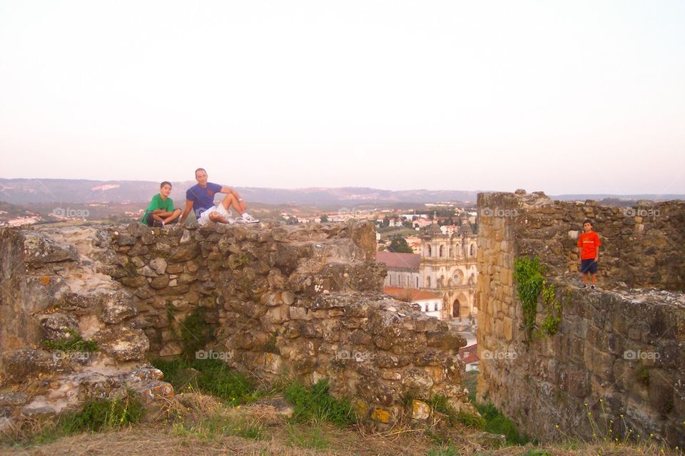 Hanging out on some European ruins