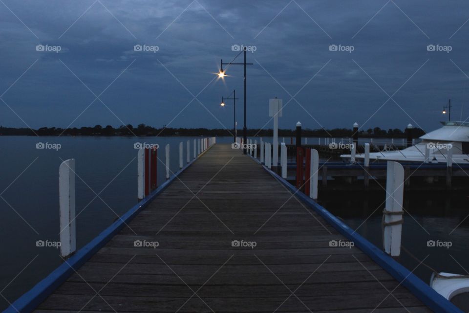 Metung Wharf, Australia.