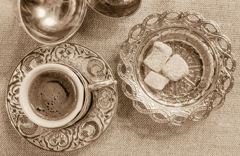 Turkish coffee set