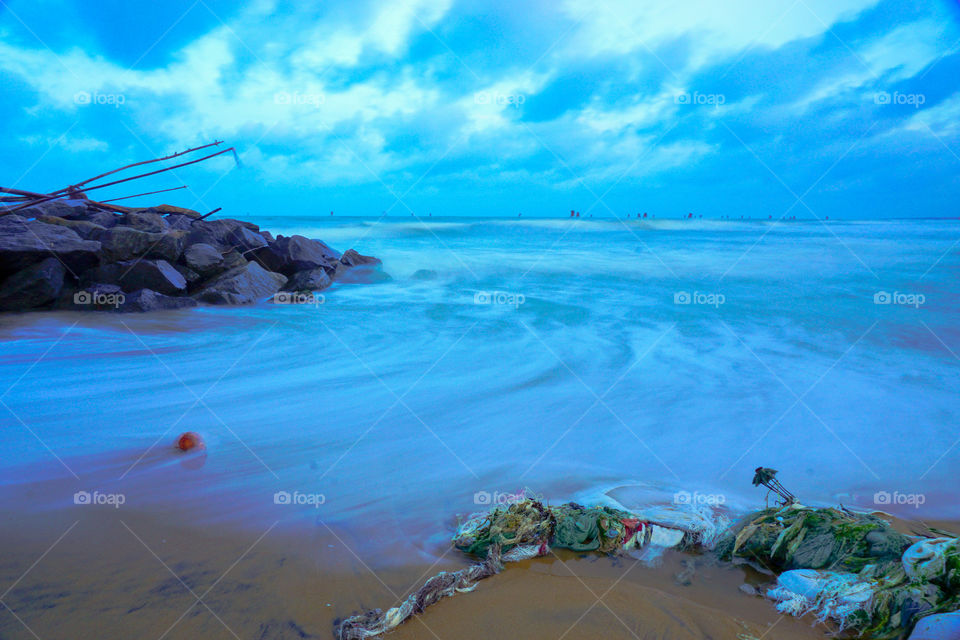 water in motion, Negombo Beach, Sri Lanka