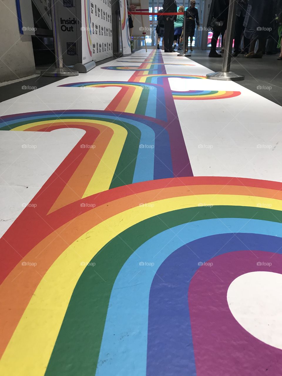 Rainbow pride love Art sticker 