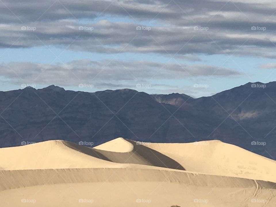 Mesquite sand dunes, Death Valley National Park. 
