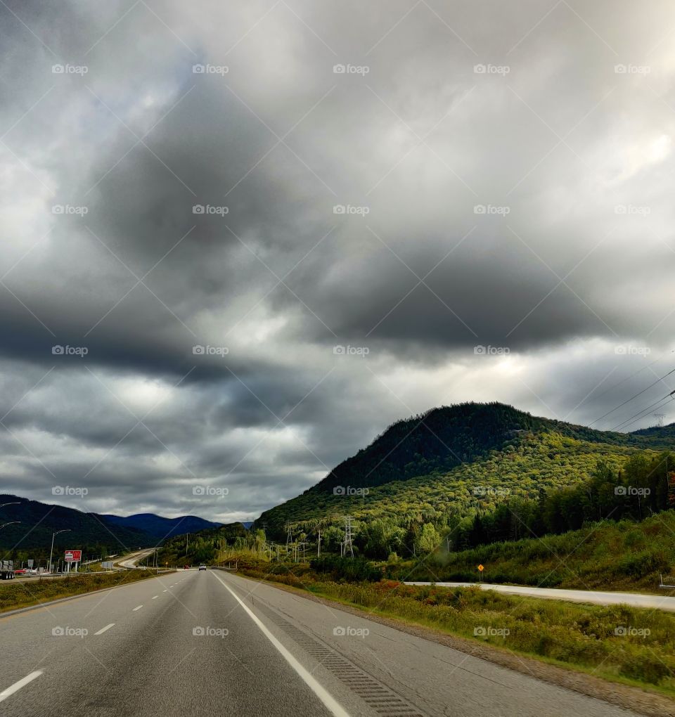 The last ray of the sun.