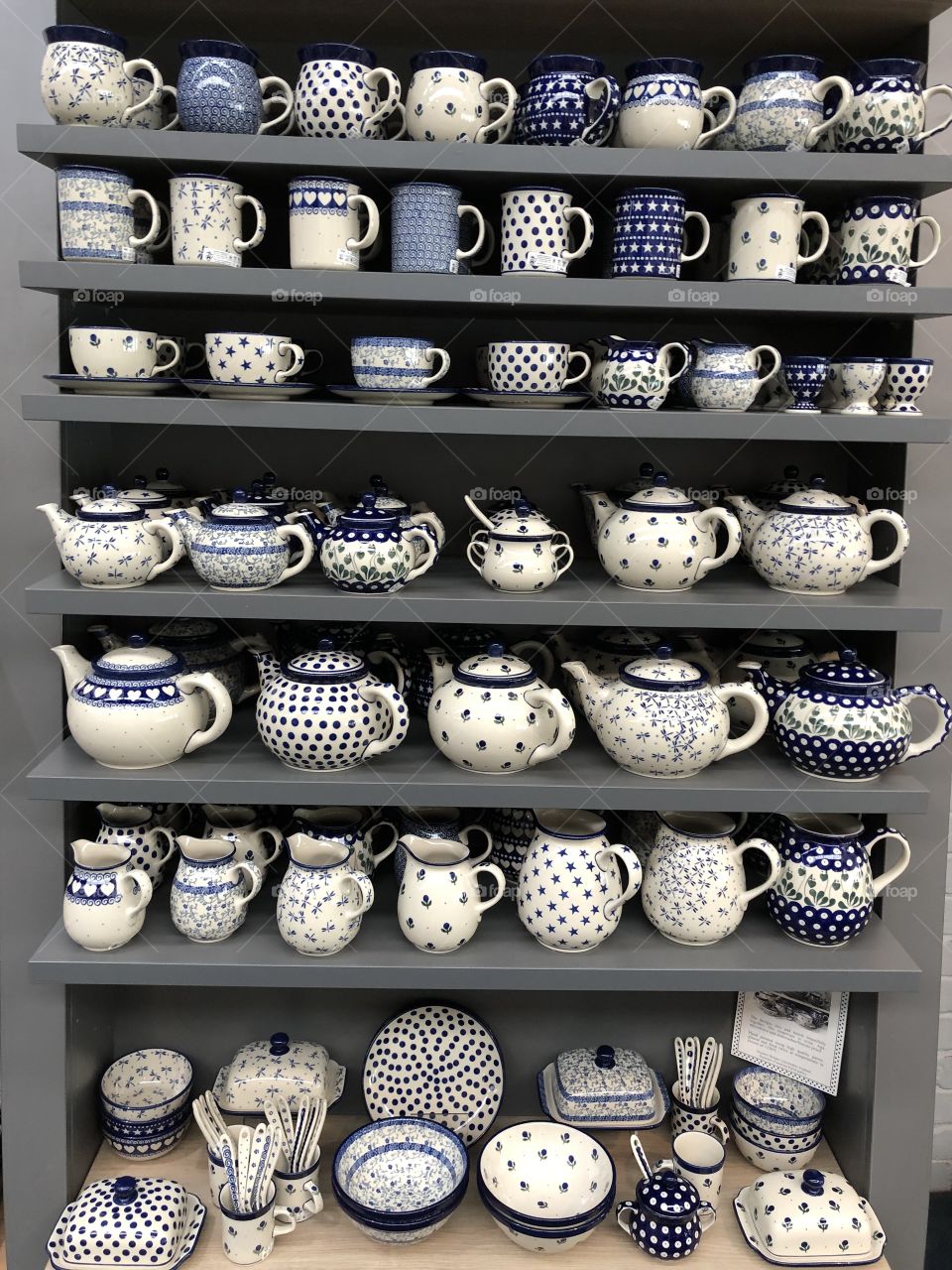 A fine display of kitchenware, for those of us who want high quality homeware.